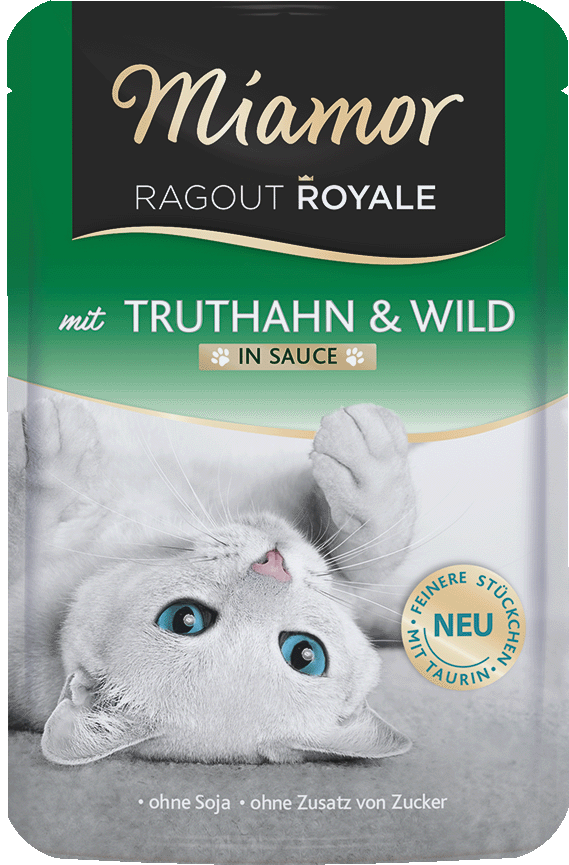 [F74073] MIAMOR Ragout Royale in Sauce pavo y carne venada,