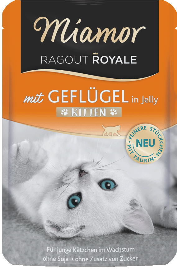 [F74058] MIAMOR Ragout Royale kitten con pollo, 100 g