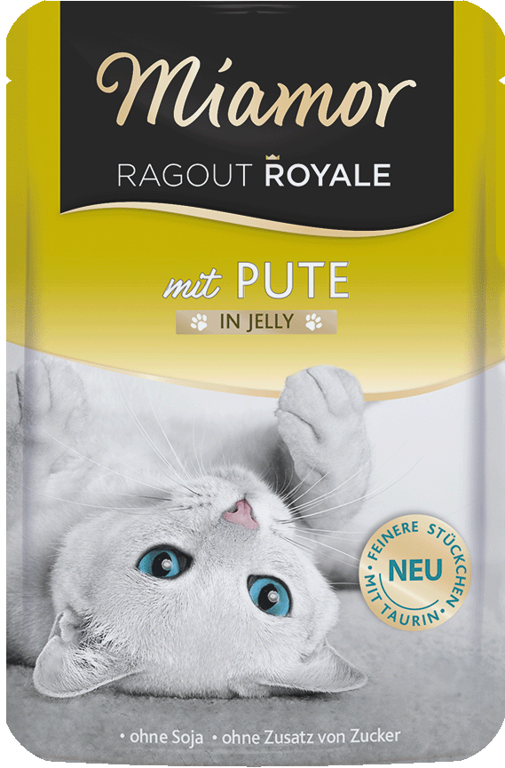 [F74052] Miamor Ragout Royale en gelatina Pavo, sobre 100 g