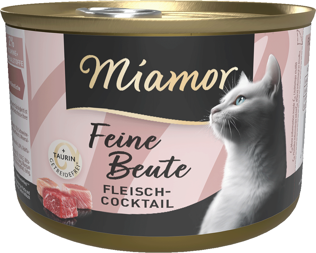 Miamor, Feine Beute Cotail de carne, 185g