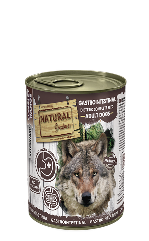 [NGD40015] Natural Greatness Lata Dieta Veterinaria Gastrointestinal para perros, 400 g