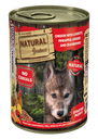 Natural Greatness Lata Pollo con Zanahorias, Piña, Lino y Arándanos para cachorros, 400 g