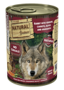 Natural Greatness Lata Conejo con Venado, Zanahorias, Aceitunas y Amaranto para perros, 400 g