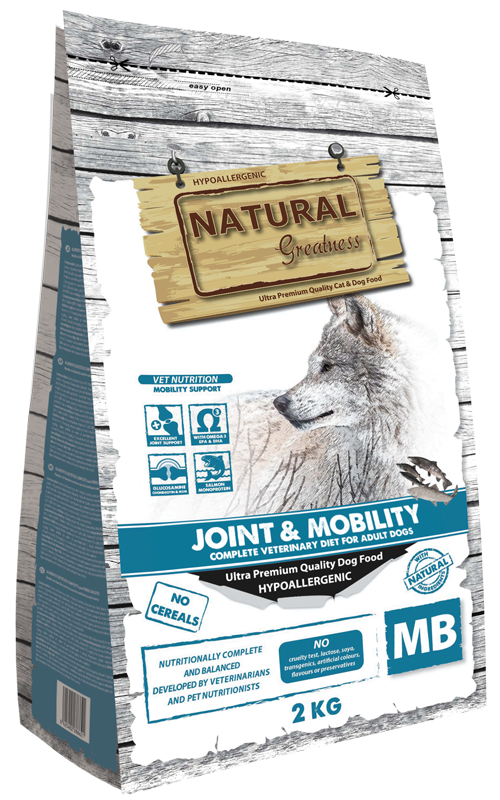 [ASQ82MO02] Natural Greatness Dieta Veterinaria Joint & Mobility para perros, 2 kg