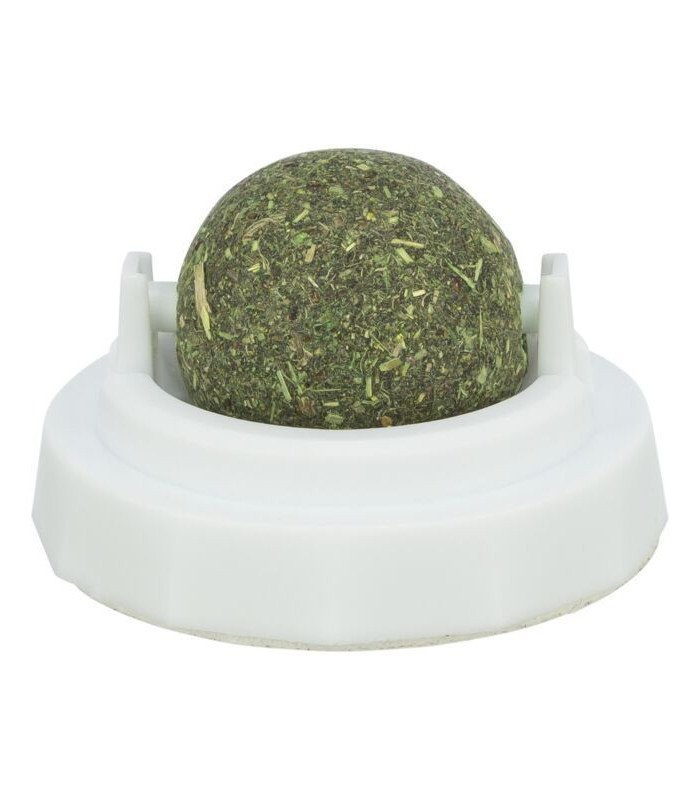 [42242] Pelota de hierba gatera con soporte