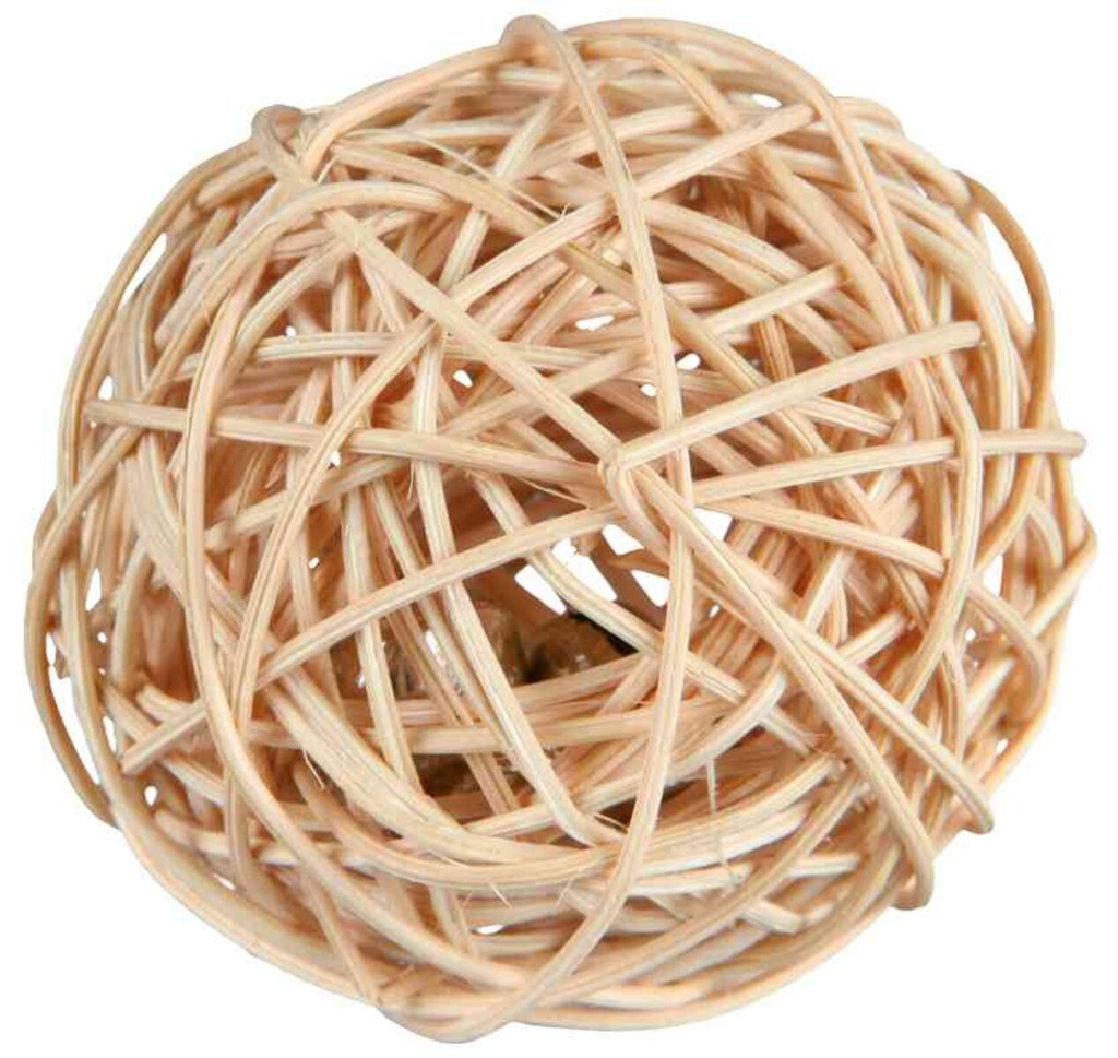 [61822] Pelota de Mimbre con Cascabel