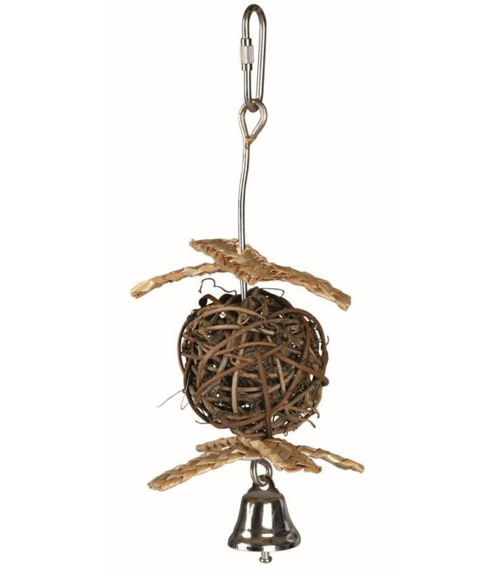Pelota de Mimbre con Cuerda de Sisal