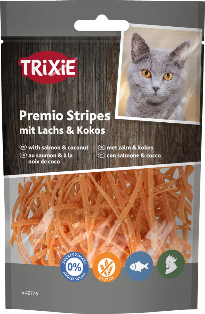 PREMIO Stripes con salmón & coco