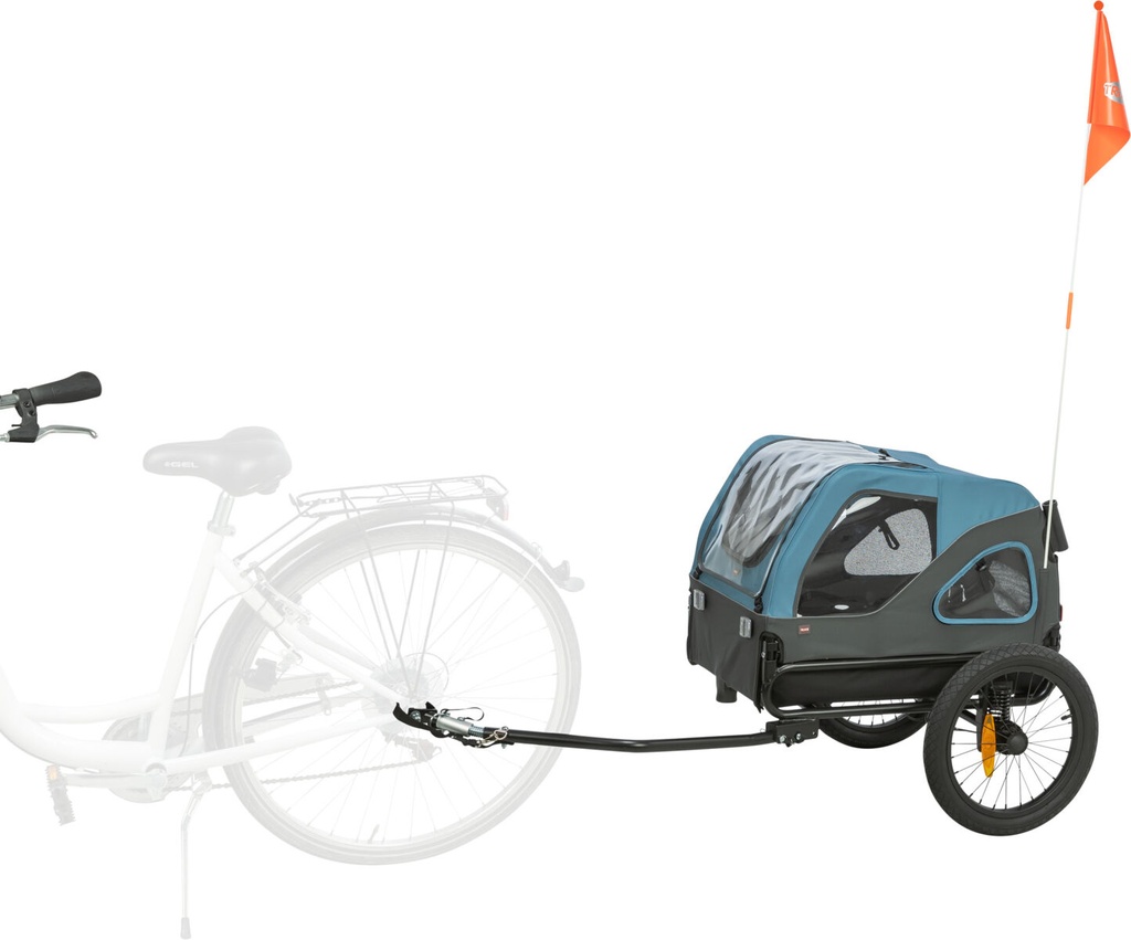 Remolque para Bicicleta, azul/gris
