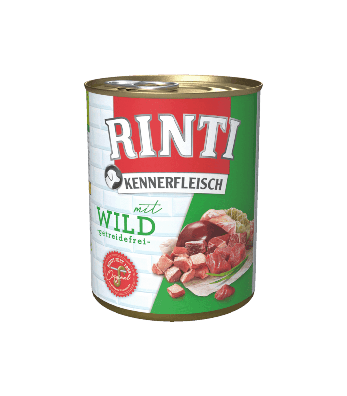 [F91054] RINTI Kennerfleisch Carne de caza 400g
