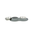 Set Comederos, silicona/acero inoxidable