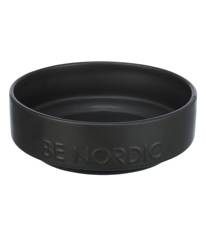 [24523] BE NORDIC Comedero de cerámica negro (Ref.: 24523 Medidas: 0.5 l/ø 16 cm)
