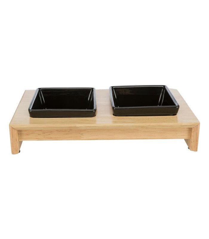 [24820] Set Comederos (Medidas 2 × 0.2 l/10 cm/28 × 5 × 15 cm)