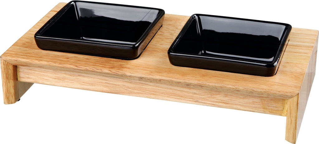[24820] Set Comederos (Medidas 2 × 0.2 l/10 cm/28 × 5 × 15 cm)