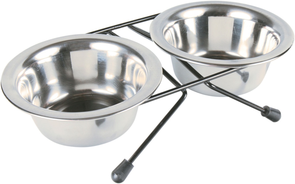 [24830] Set Comederos Eat on Feet (Medidas 2 × 0.2 l/ø 10 cm)