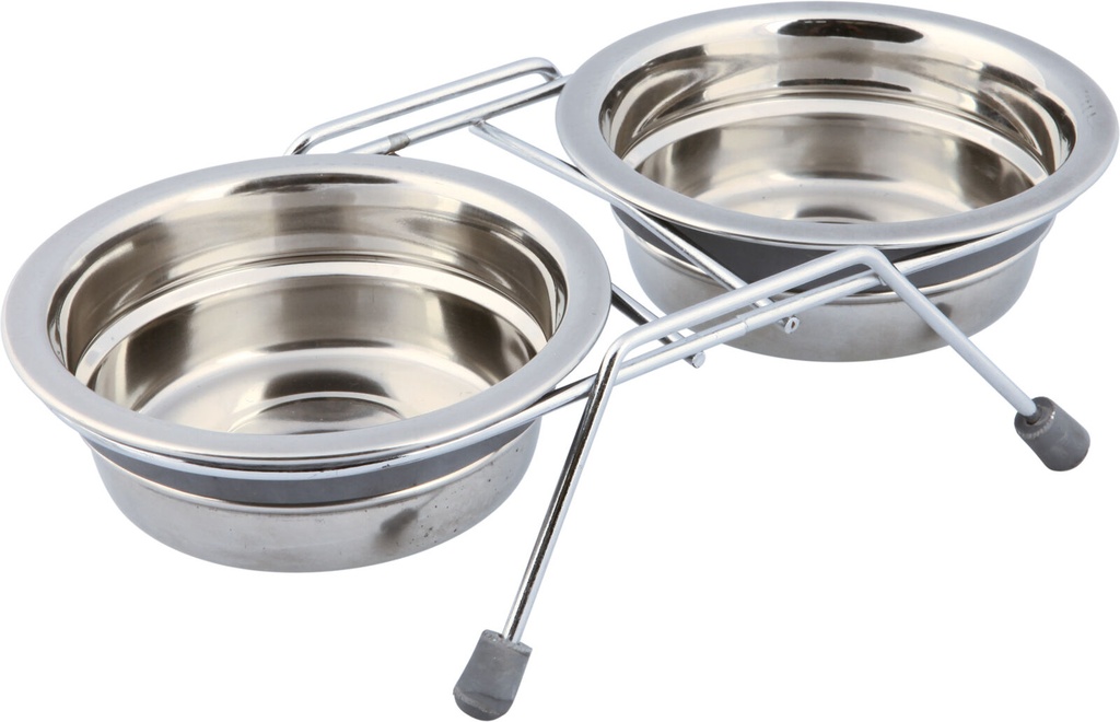 [25230] Set Comederos Antivibración (Medidas 2 × 0.25 l/ø 11 cm)
