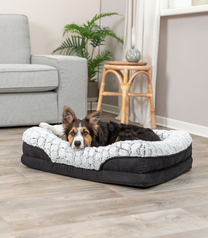 [37254] Cama Vital Lino blanco/negro (Ref: 37254 Medidas: 70 × 55 cm)