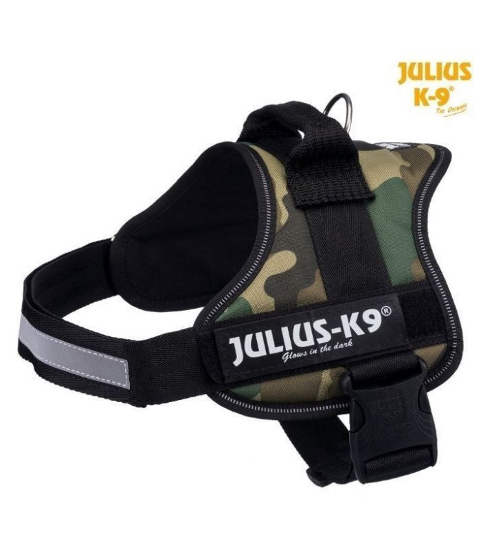 [150301] Power Talla 0-3 Arnés Julius-K9® (Talla: 0/M-L Medidas: 58-76 cm/40 mm, Negro)