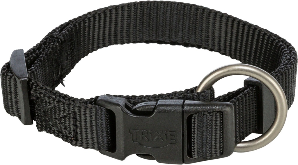 [201501] Collar Premium (Talla S-M Medidas 30-45 cm/15 mm, Negro)