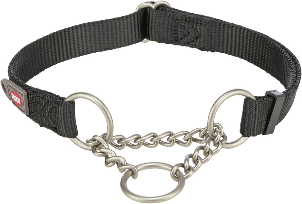 [202701] Collar Premium Educación (Talla S-M Medidas 42-60 cm/15 mm, Negro)