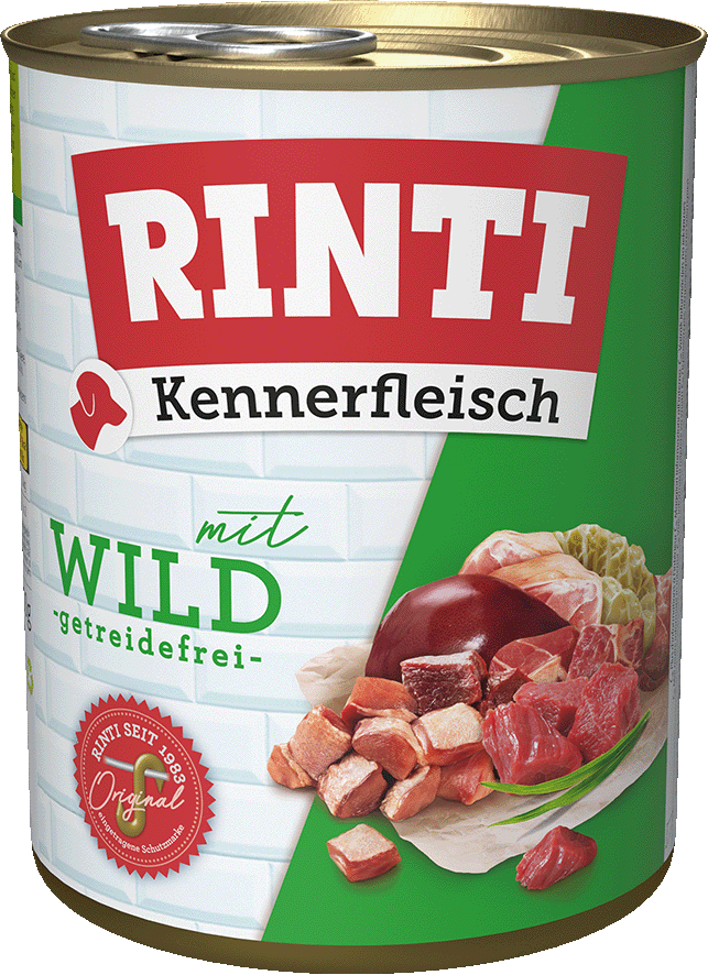 [F91074] RINTI Kennerfleisch Carne de caza 800g