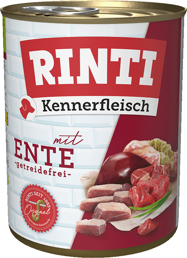 [F91070] RINTI  Kennerfleisch Pato 800g