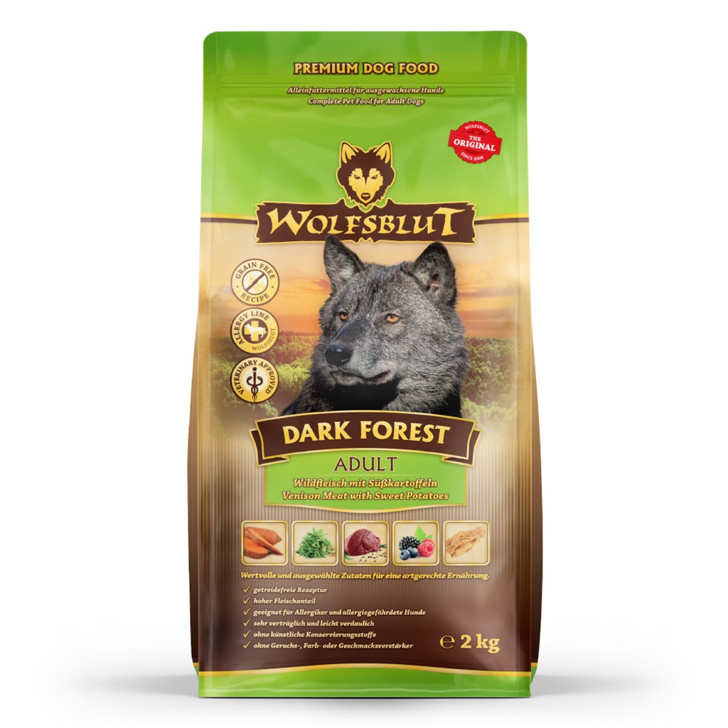 Wolfsblut Adult Dark Forest – Venado con boniato