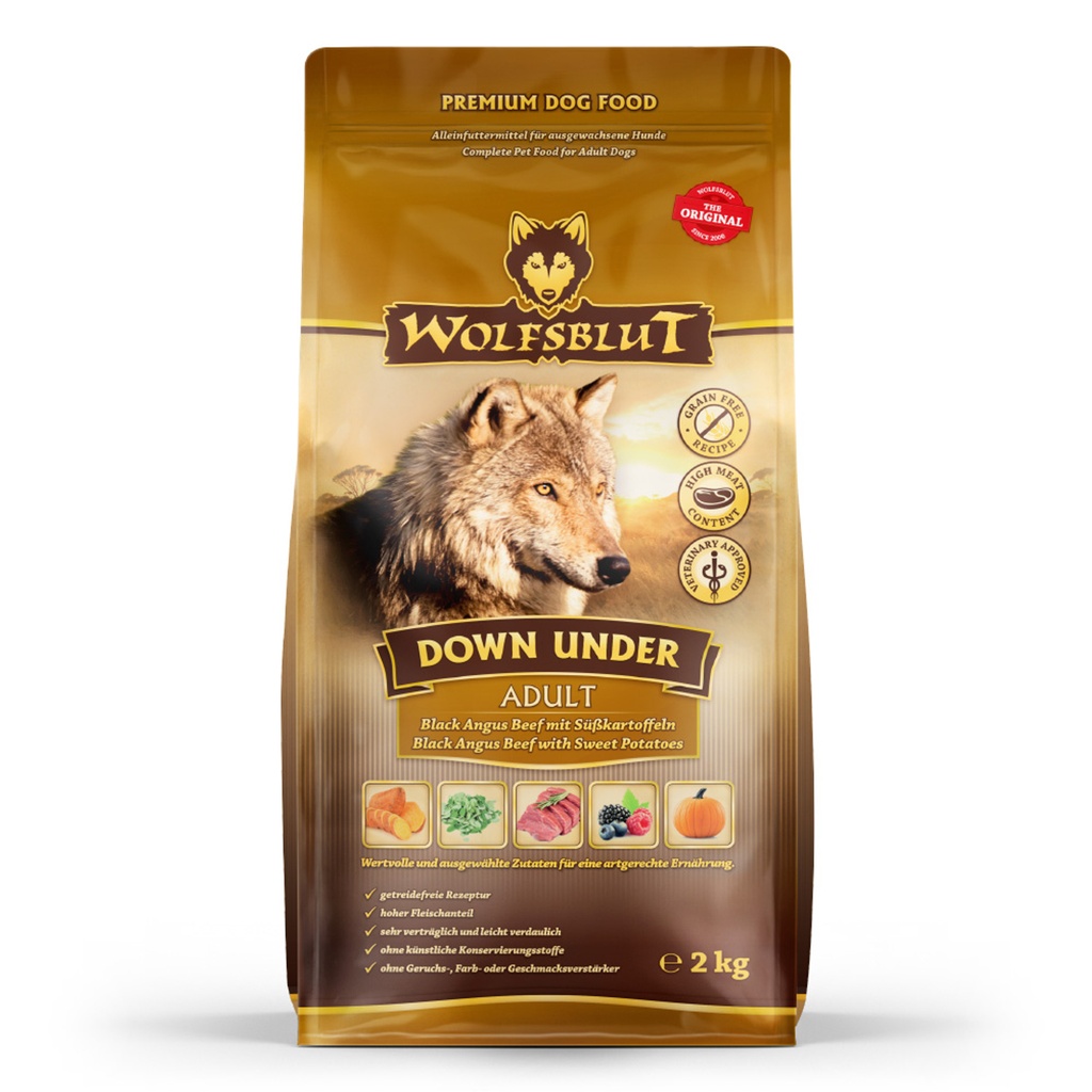 [WB762252] Wolfsblut Adult Down Under – Buey con verduras (2 kg)
