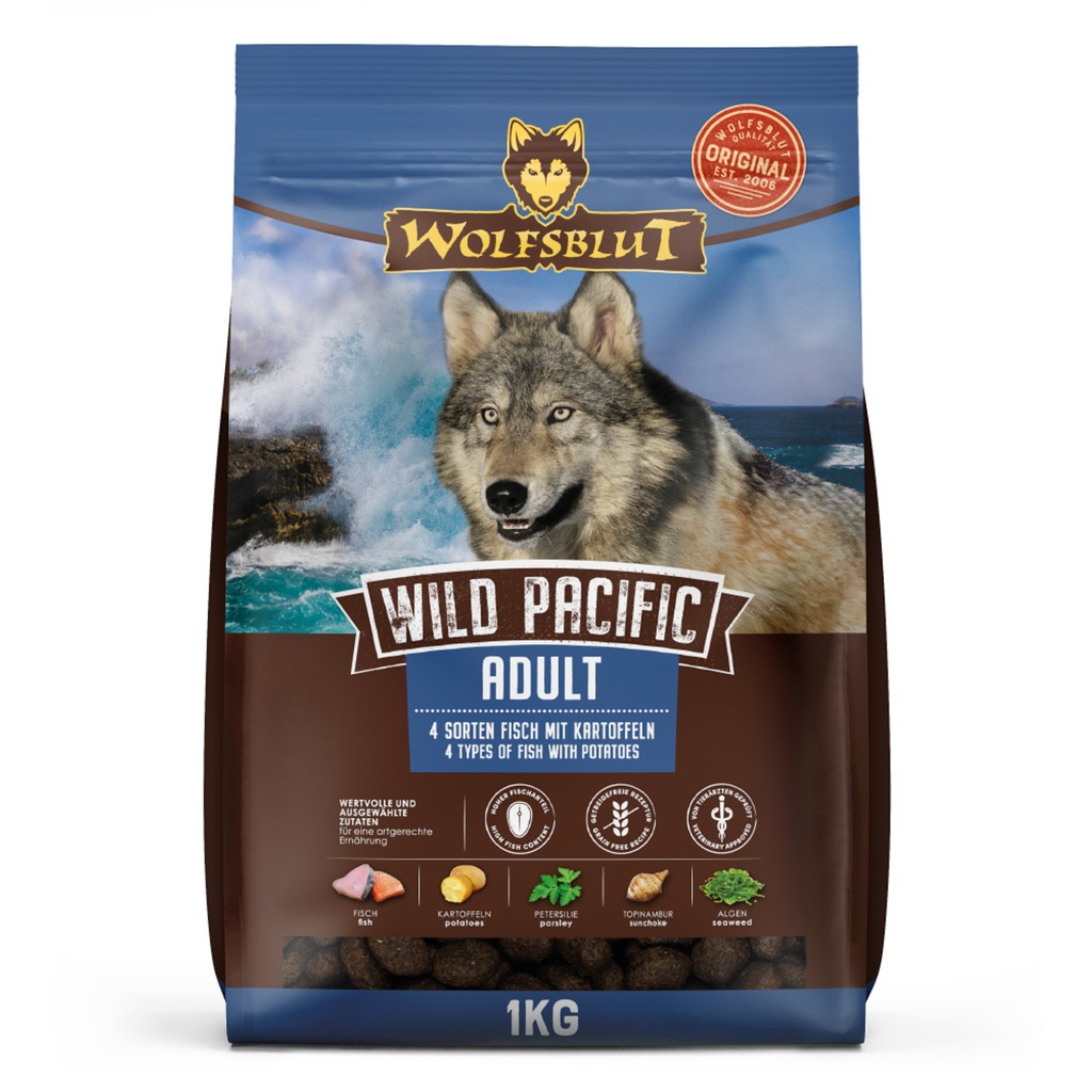 [WB843508] Wolfsblut Adult Wild Pacific – Pescado con patata (1 kg)