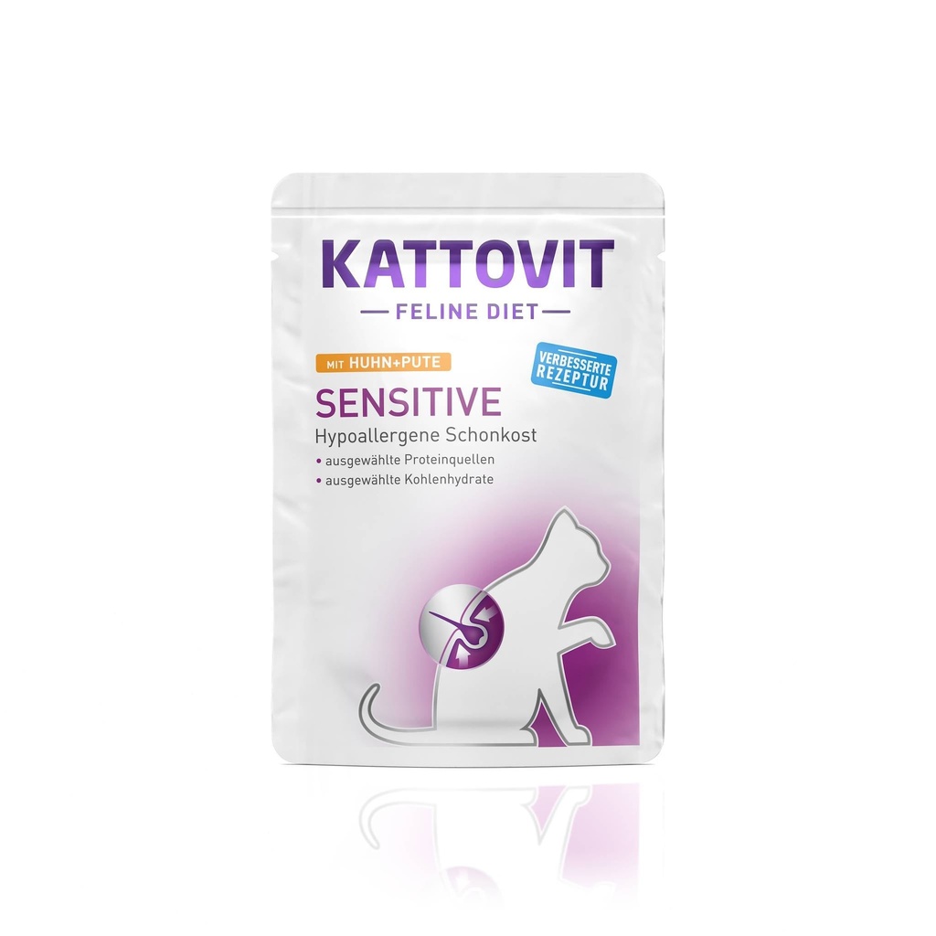 KATTOVIT Sensitive Pollo y Pavo 85g