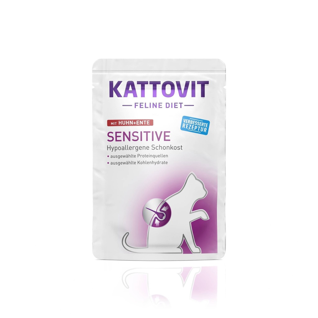[F77240] KATTOVIT Sensitive Pollo y Pato 85g