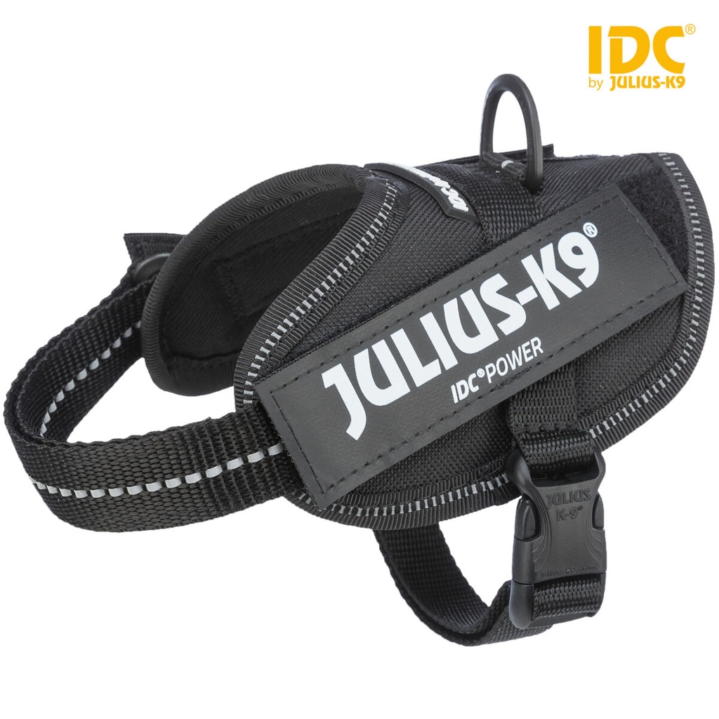 Arnés Julius-K9® IDC® Baby 2/Mini-Mini/Mini, negro