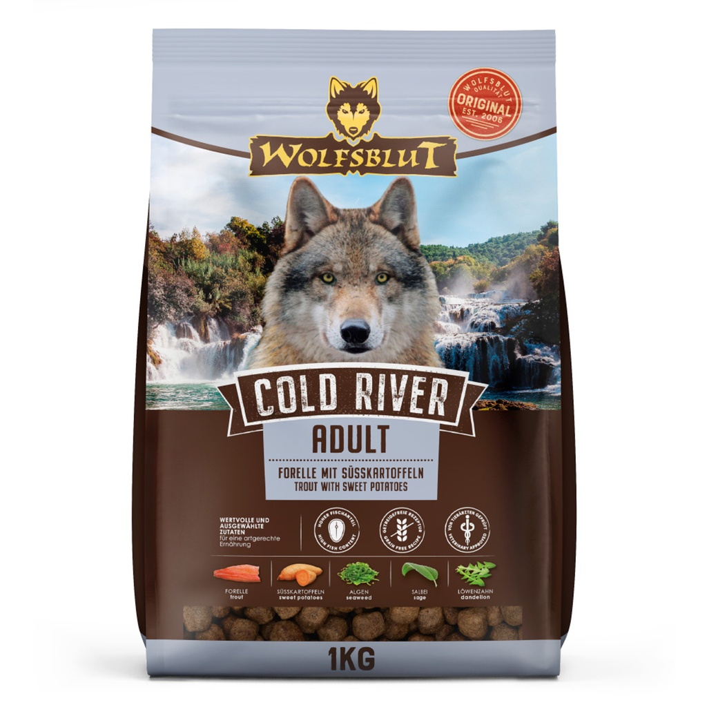 [WB843553] Wolfsblut Adult Cold River – Trucha con boniato (1 kg)