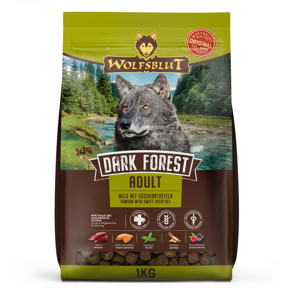 [WB843546] Wolfsblut Adult Dark Forest – Venado con boniato (1 kg)