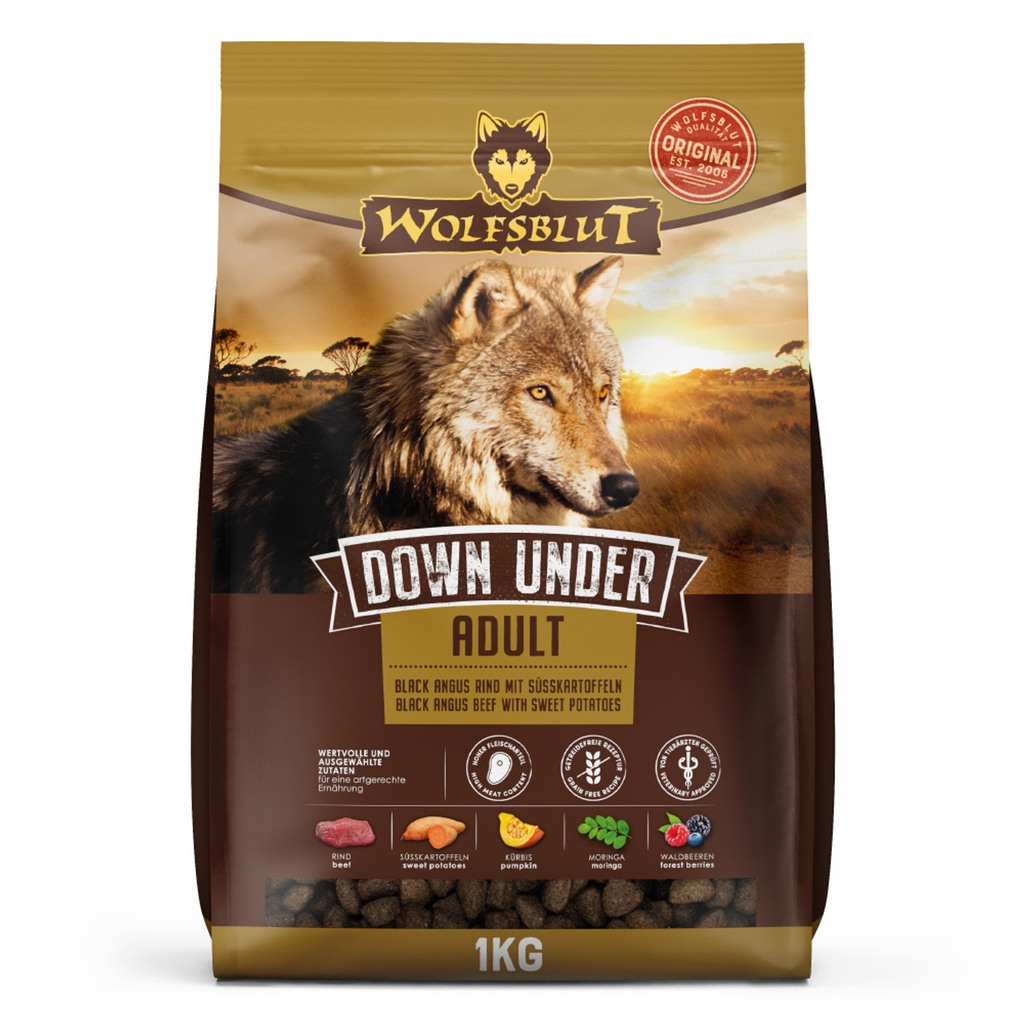 [WB843324] Wolfsblut Adult Down Under – Buey con verduras (1 kg)