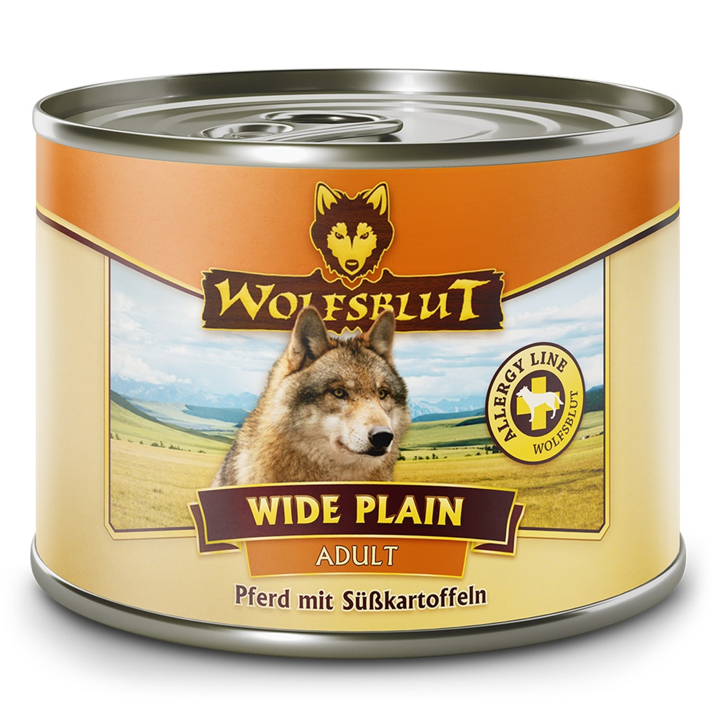 [WB783168] Lata Wolfsblut Adult Wide Plain – Caballo con boniato (200 g)
