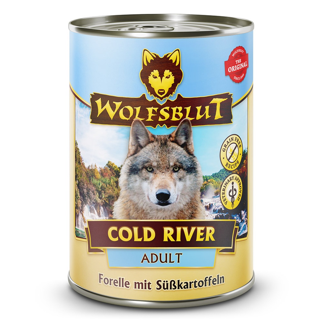 [WB783496] Lata Wolfsblut Adult Cold River – Trucha con boniato (395 g)