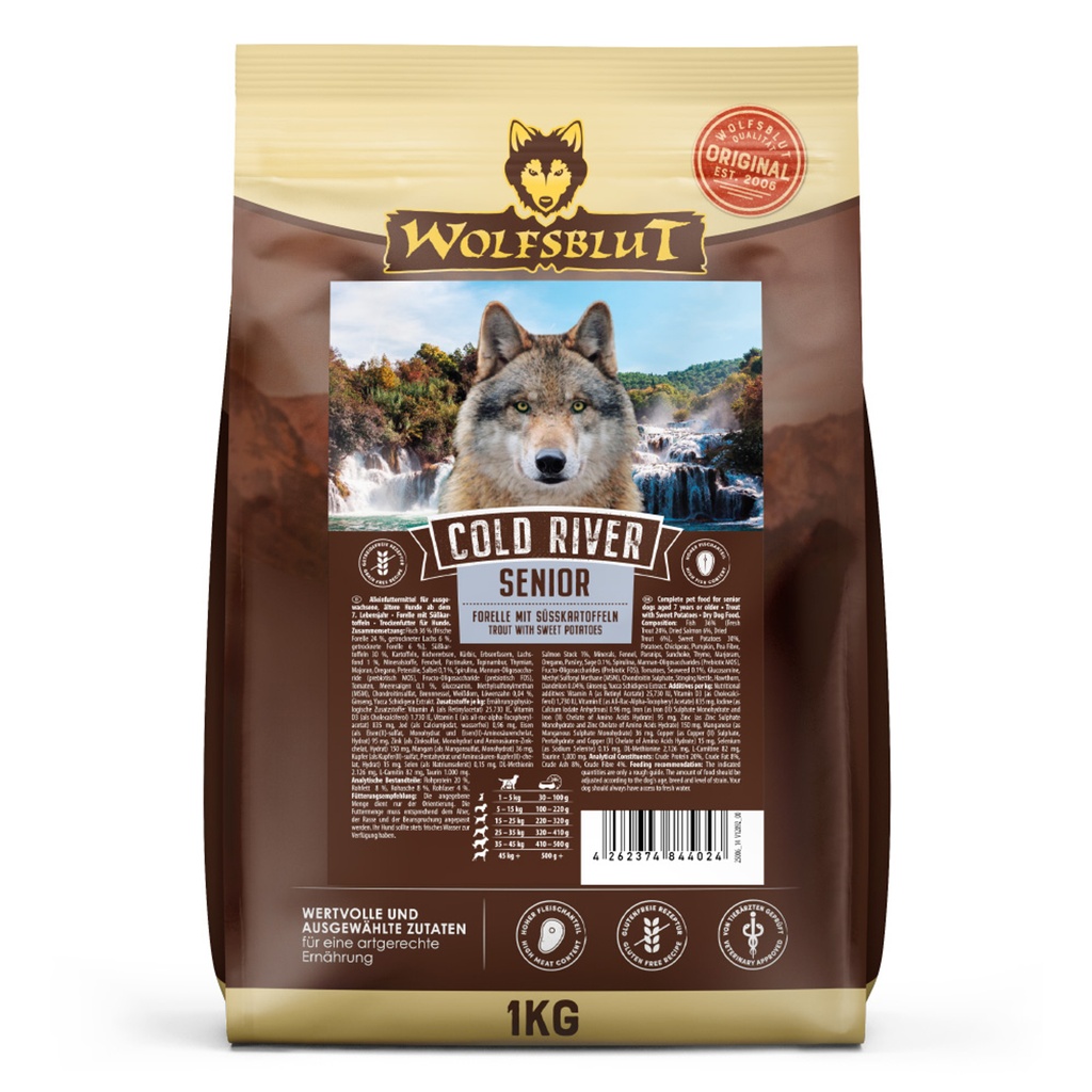 [WB844024] Wolfsblut Senior Cold River – Trucha con boniato (1 kg)