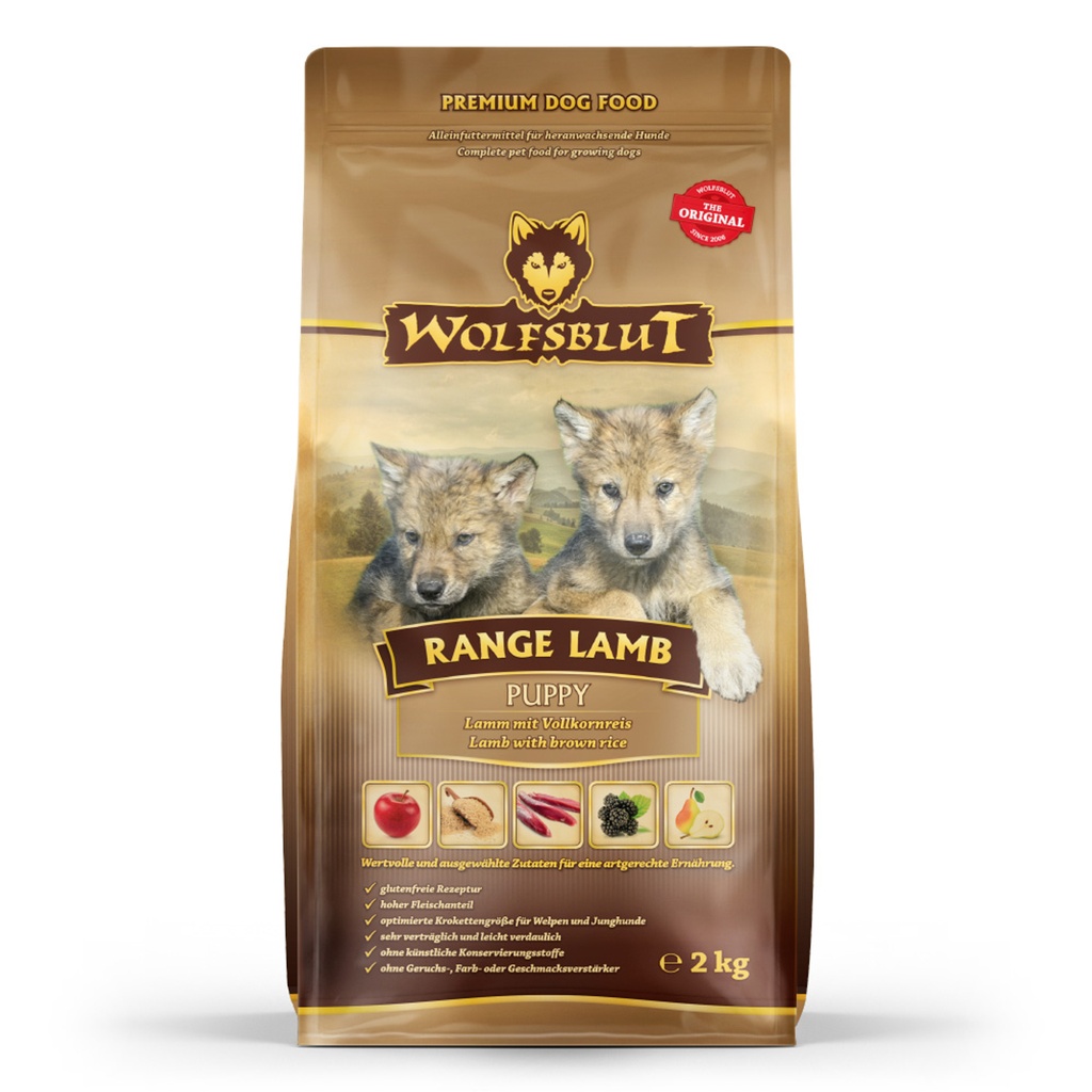 [WB760548] Wolfsblut Puppy Range Lamb – Cordero con arroz integral (2 kg)