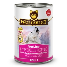 Lata 395 g Wolfsblut VetLine Hypoallergenic – Caballo