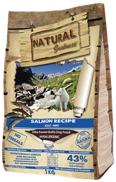 Natural Greatness Receta de Salmón Mini – pienso sin cereales para perros de razas pequeñas
