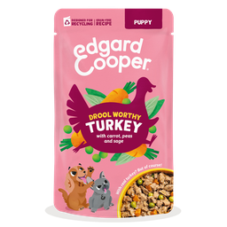 Edgard & Cooper Estofado Perro Cachorro Pavo, sobre 150g